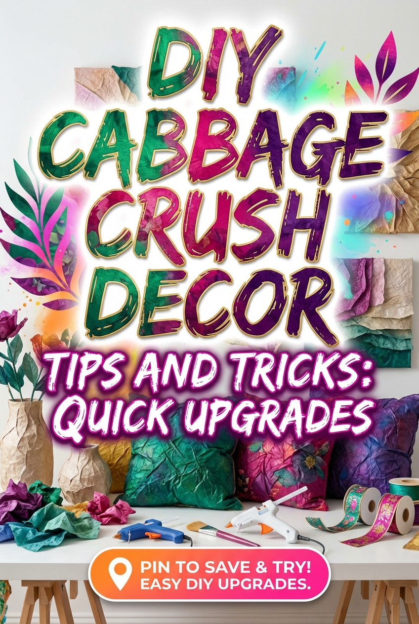 DIY Cabbage Crush Decor Tips and Tricks: quick upgrades - photo 2