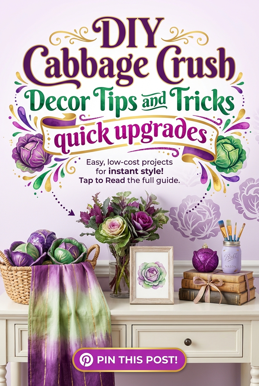 DIY Cabbage Crush Decor Tips and Tricks: quick upgrades - photo 2