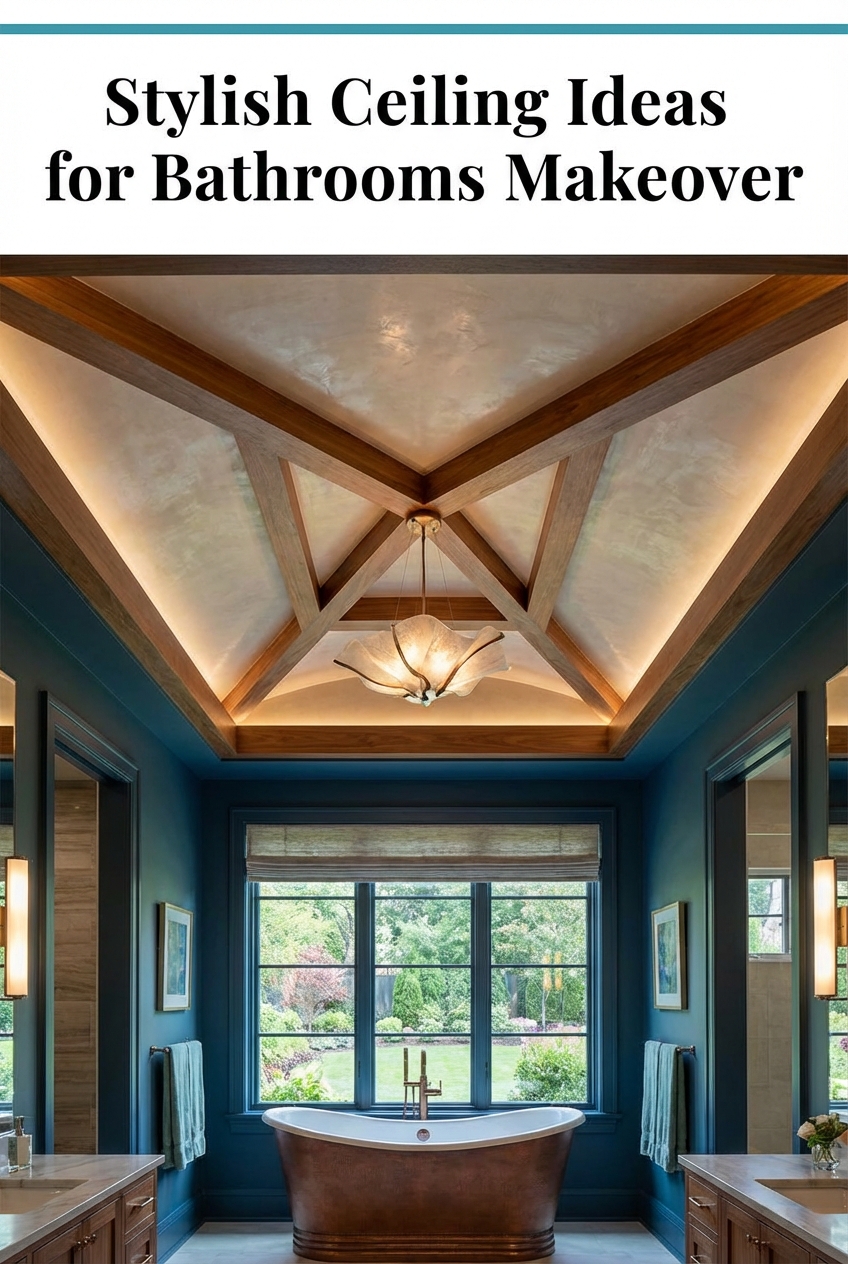 Stylish Ceiling Ideas for Bathrooms Makeover