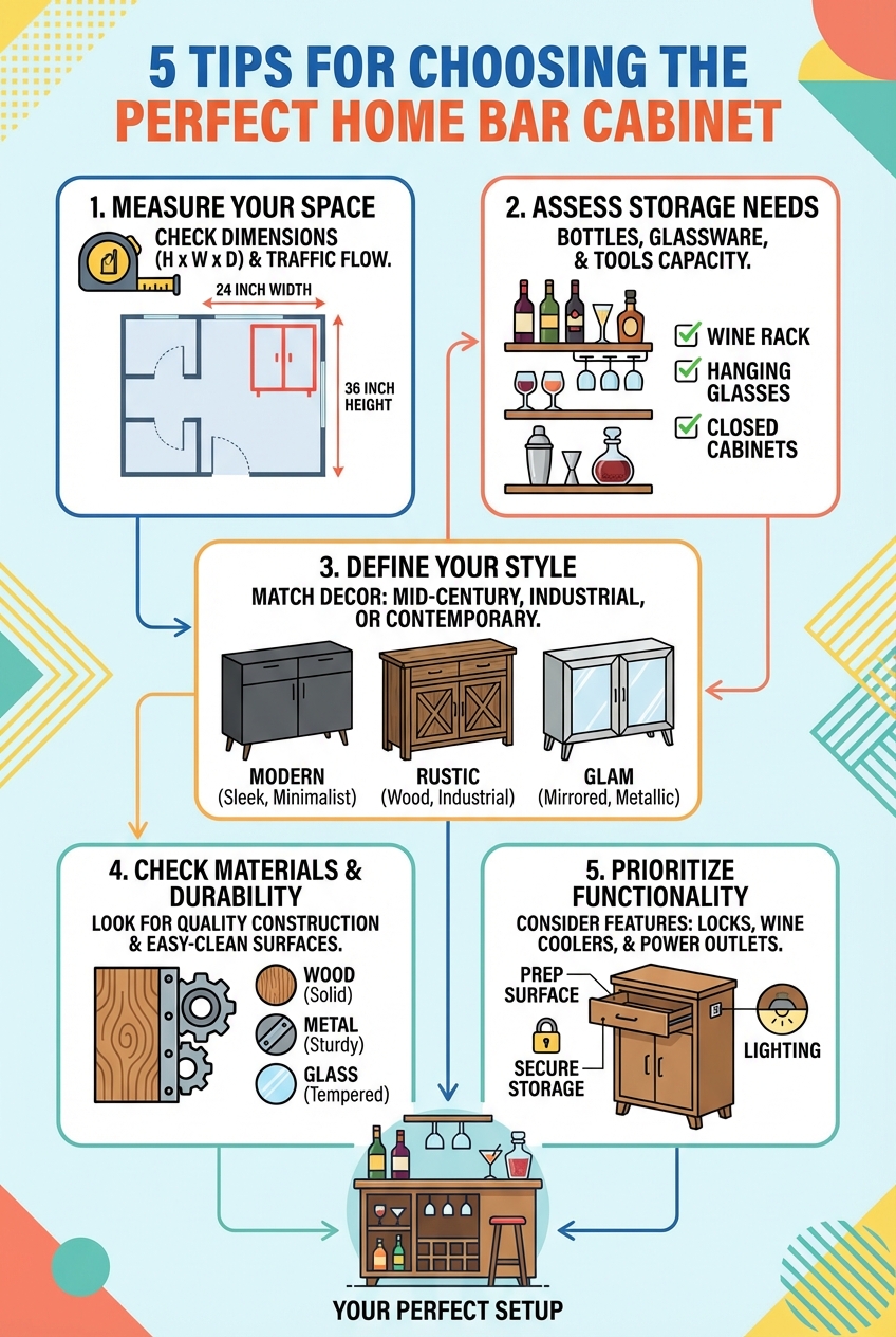 5 Tips for Choosing the Perfect Home Bar Cabinet - photo 4