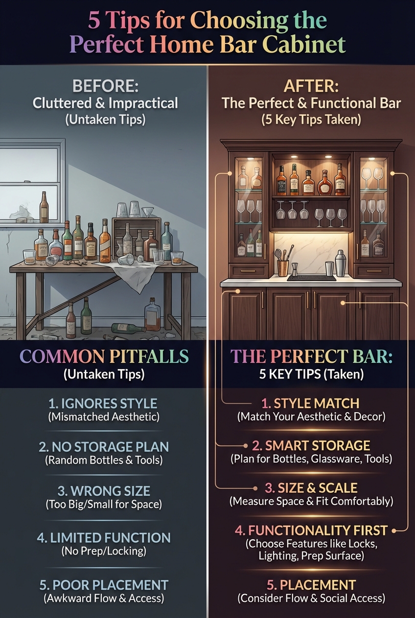 5 Tips for Choosing the Perfect Home Bar Cabinet - photo 5