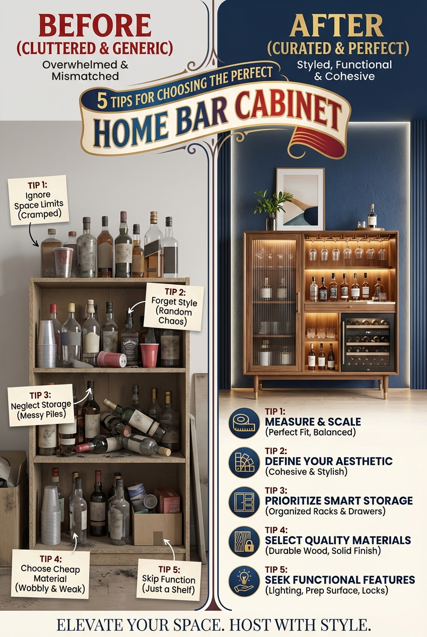 5 Tips for Choosing the Perfect Home Bar Cabinet - photo 5
