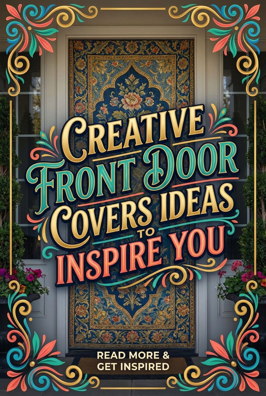 Creative Front Door Covers Ideas to Inspire You - photo 2