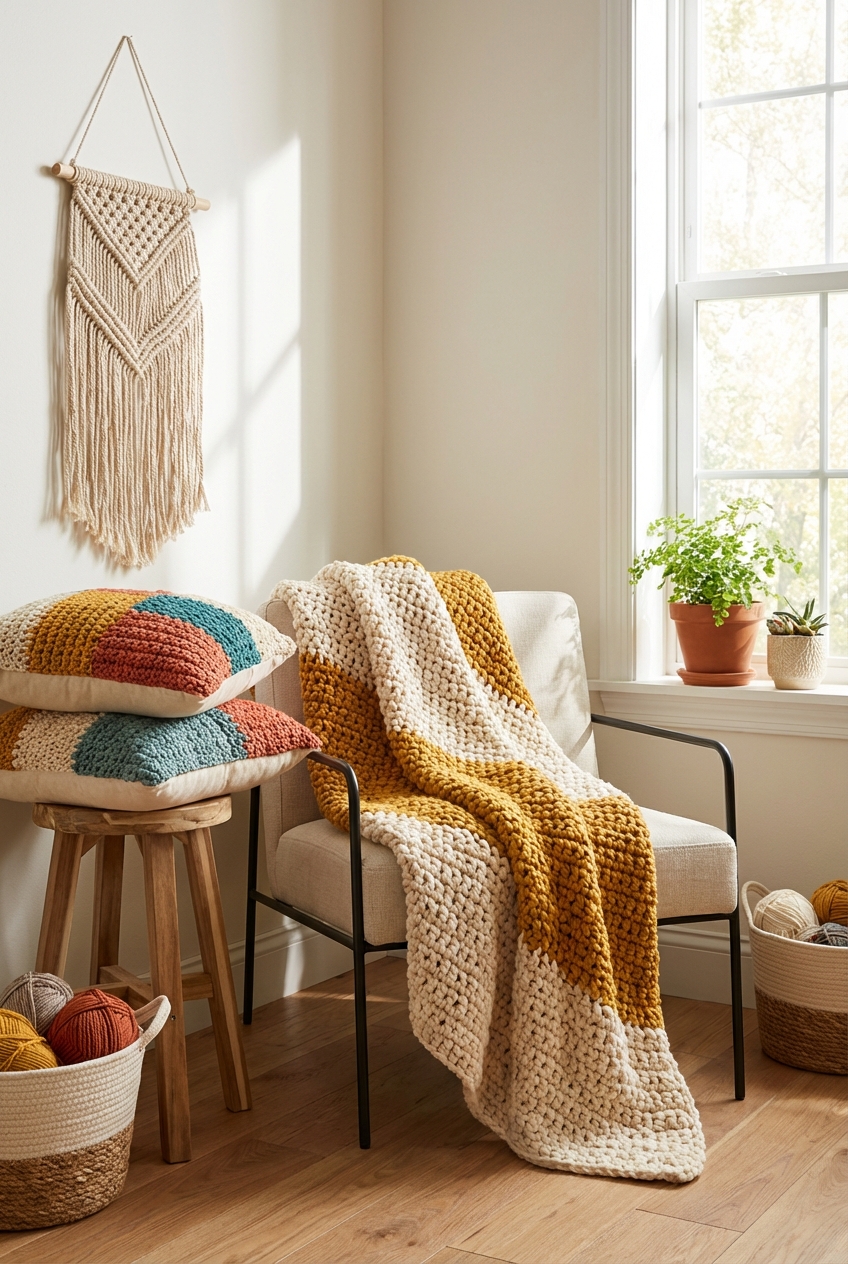 Crochet Decor Ideas: Modern Ways to Use Handmade Texture