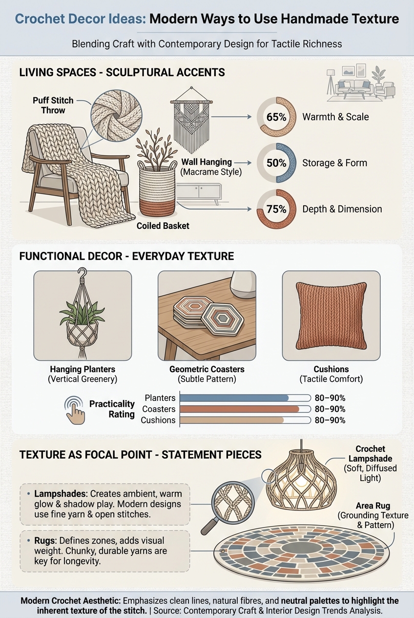 Crochet Decor Ideas: Modern Ways to Use Handmade Texture - photo 3