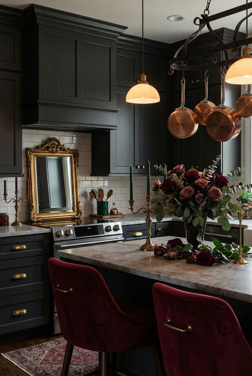 Best 10 Vamp Romantic Kitchen Decor Ideas That Feel High-End
