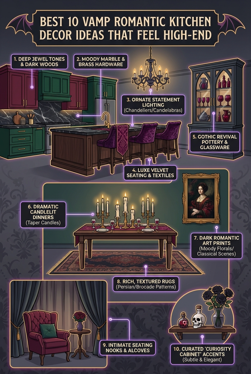 Best 10 Vamp Romantic Kitchen Decor Ideas That Feel High-End - photo 4