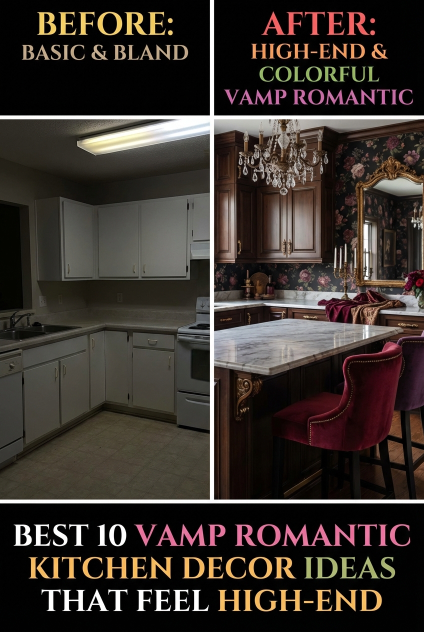 Best 10 Vamp Romantic Kitchen Decor Ideas That Feel High-End - photo 5