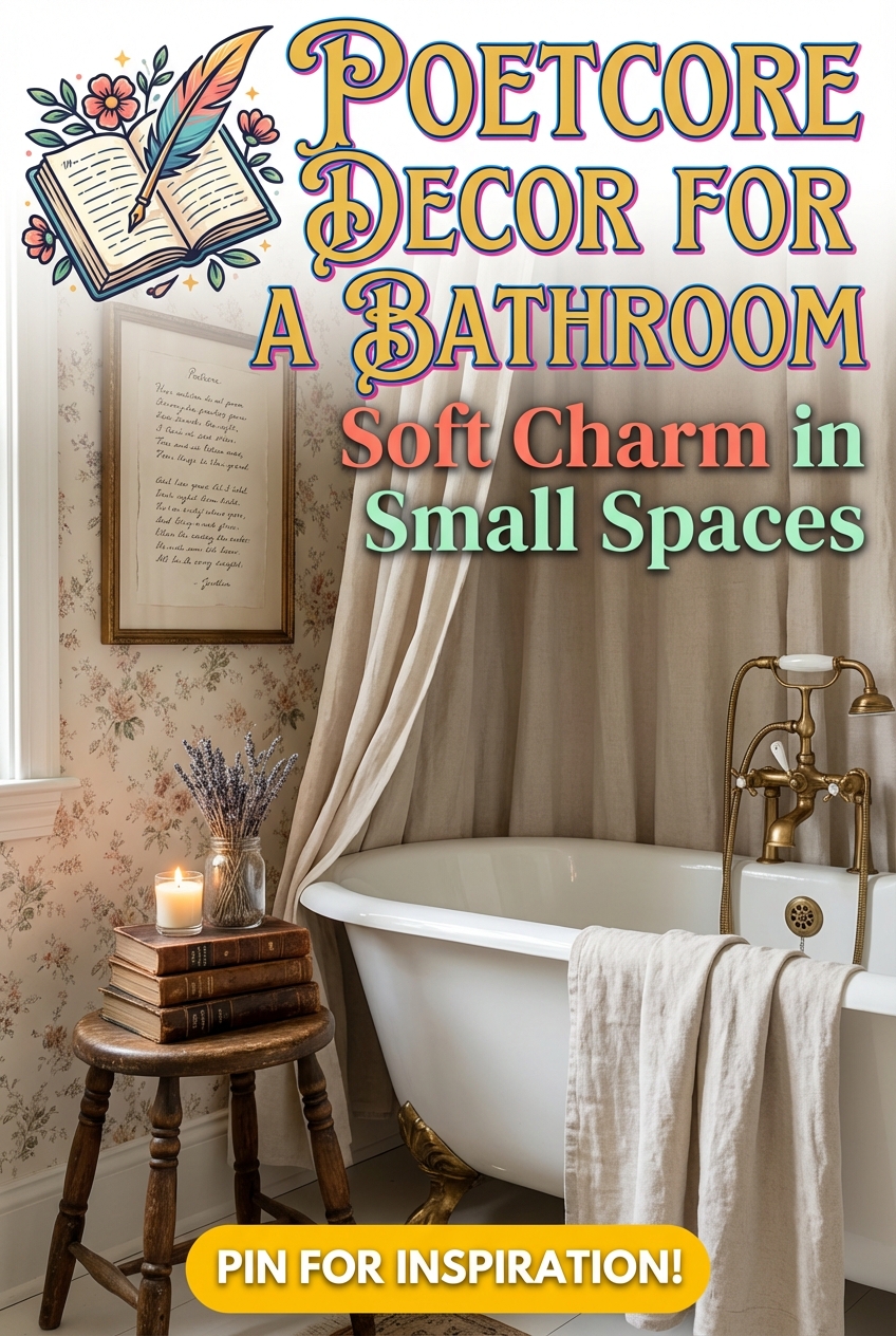 Poetcore Decor for a Bathroom: Soft Charm in Small Spaces - photo 2