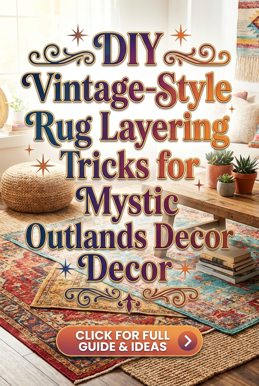 DIY Vintage-Style Rug Layering Tricks for Mystic Outlands Decor - photo 2