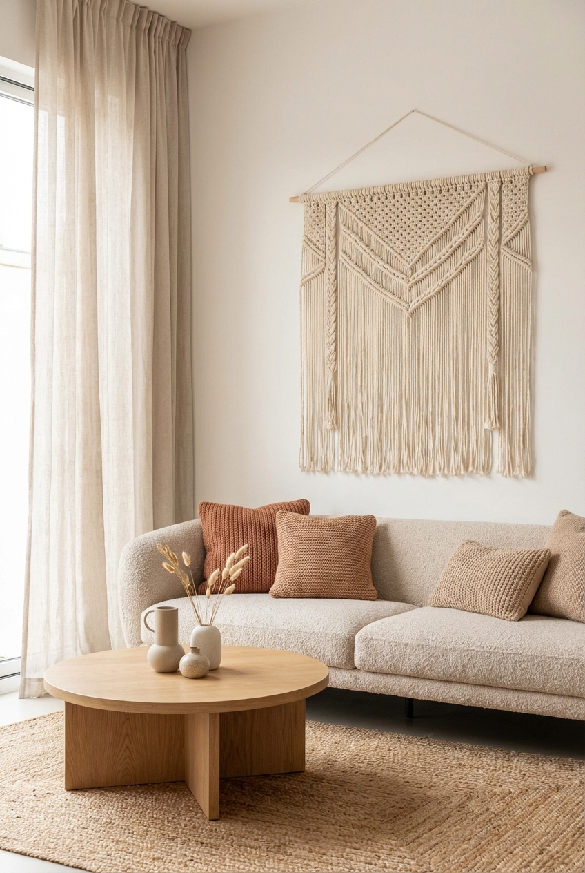 Laced Up Living Room Ideas: Soft Texture + Minimal Decor