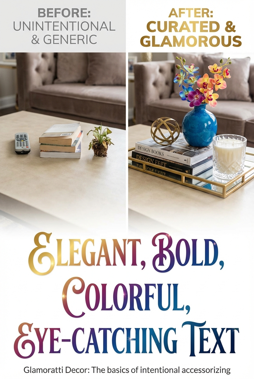 Glamoratti Decor: The basics of intentional accessorizing - photo 5