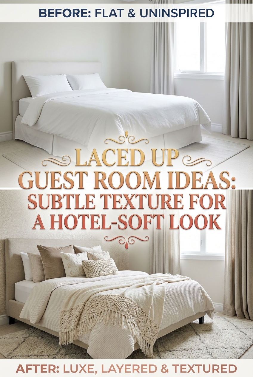 Laced Up Guest Room Ideas: Subtle Texture for a Hotel-Soft Look - photo 5