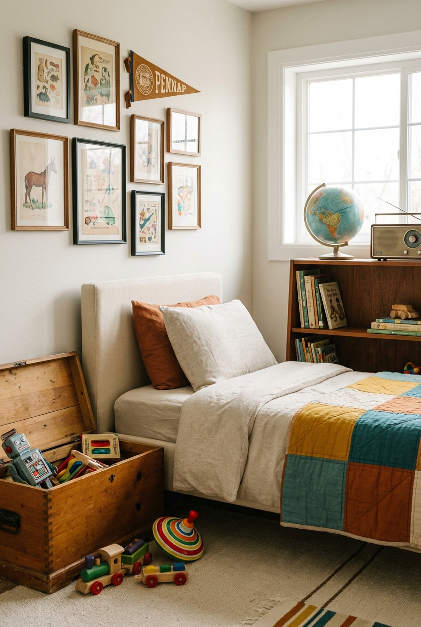 How to Add Nostalgia to a Neutral Kids Room (Easy Decor Upgrades)