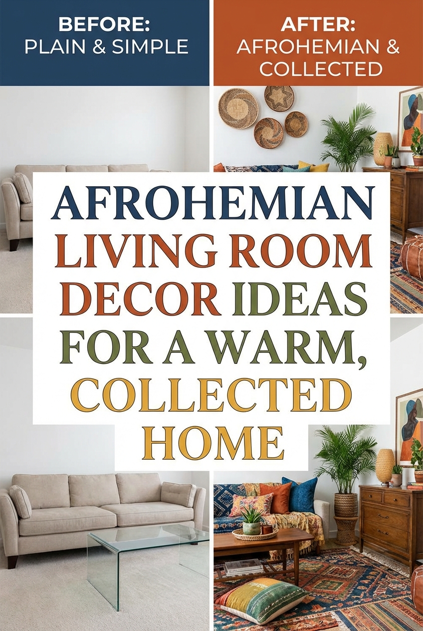 Afrohemian Living Room Decor Ideas for a Warm, Collected Home - photo 5