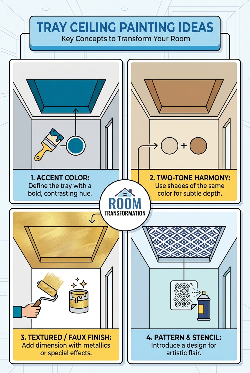 Tray Ceiling Painting Ideas to Transform Your Room - photo 4