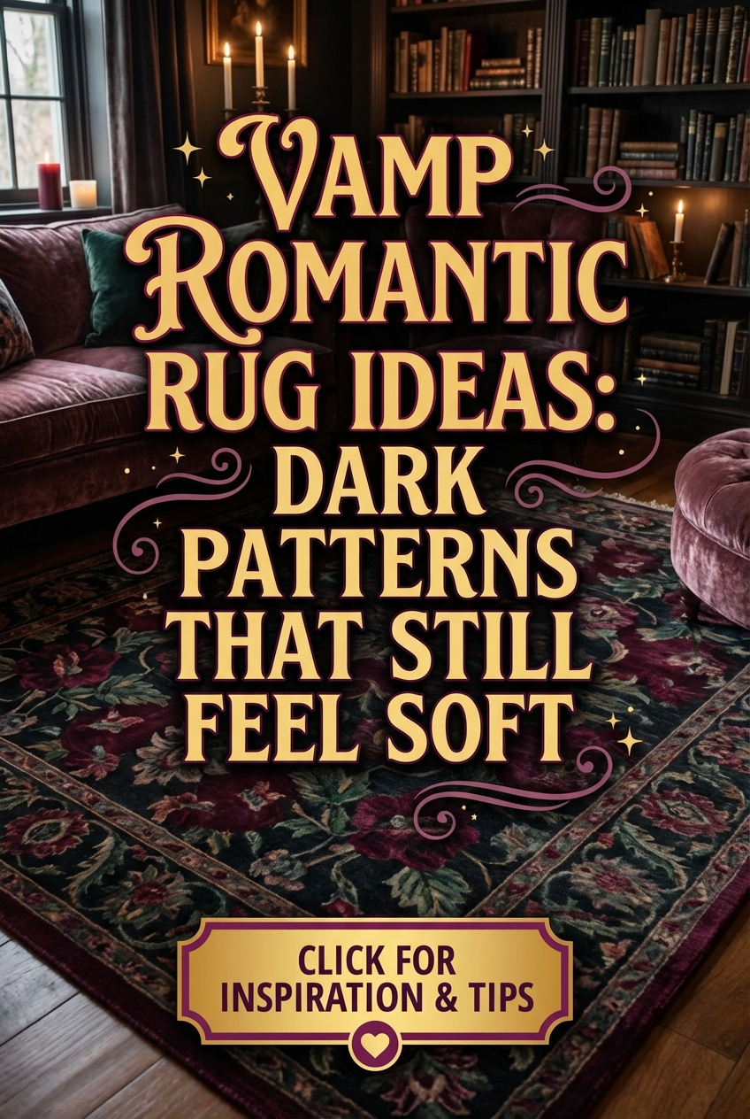 Vamp Romantic Rug Ideas: Dark Patterns That Still Feel Soft - photo 2