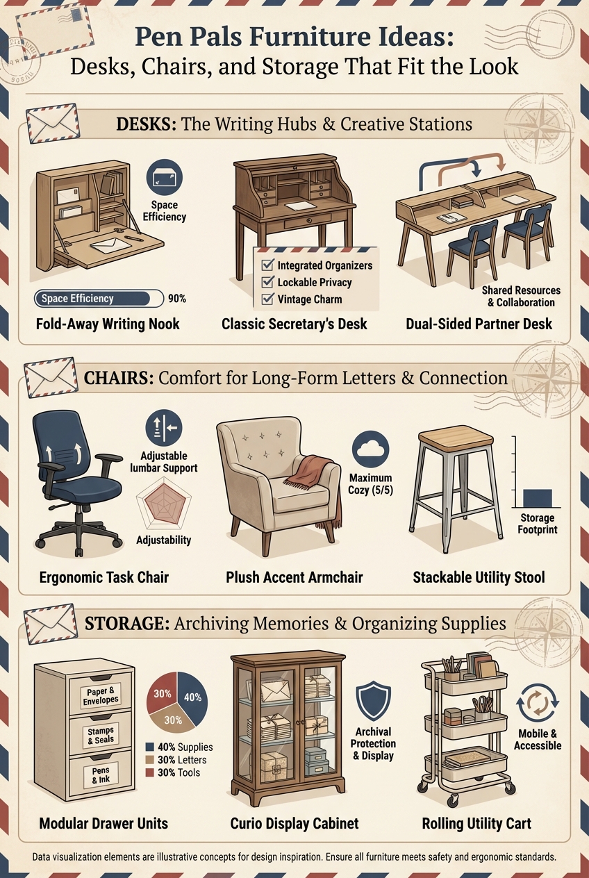 Pen Pals Furniture Ideas: Desks, Chairs, and Storage That Fit the Look - photo 3