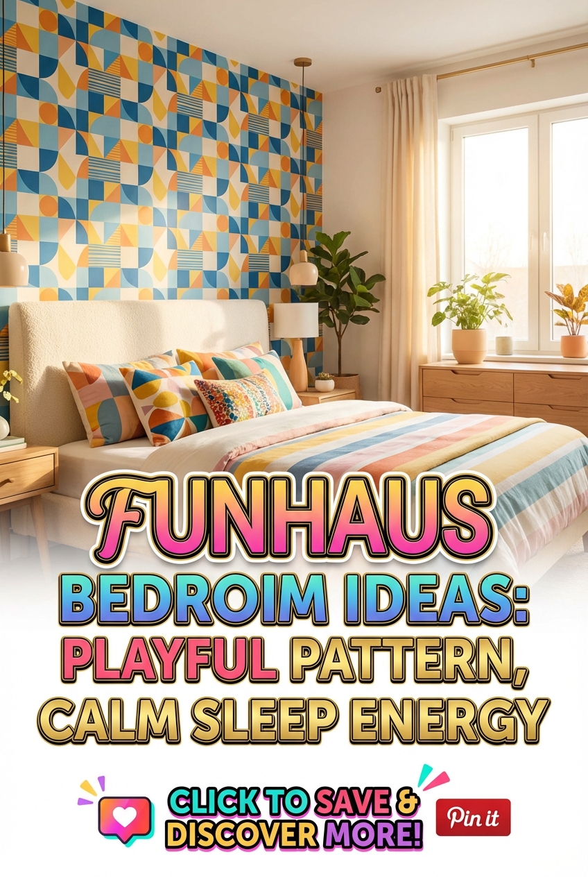 FunHaus Bedroom Ideas: Playful Pattern, Calm Sleep Energy - photo 2