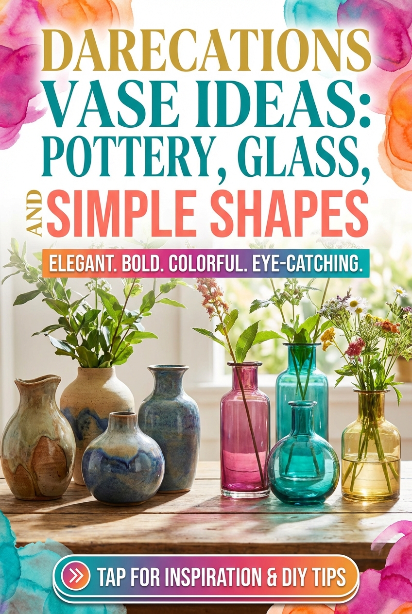 Darecations Vase Ideas: pottery, glass, and simple shapes - photo 2