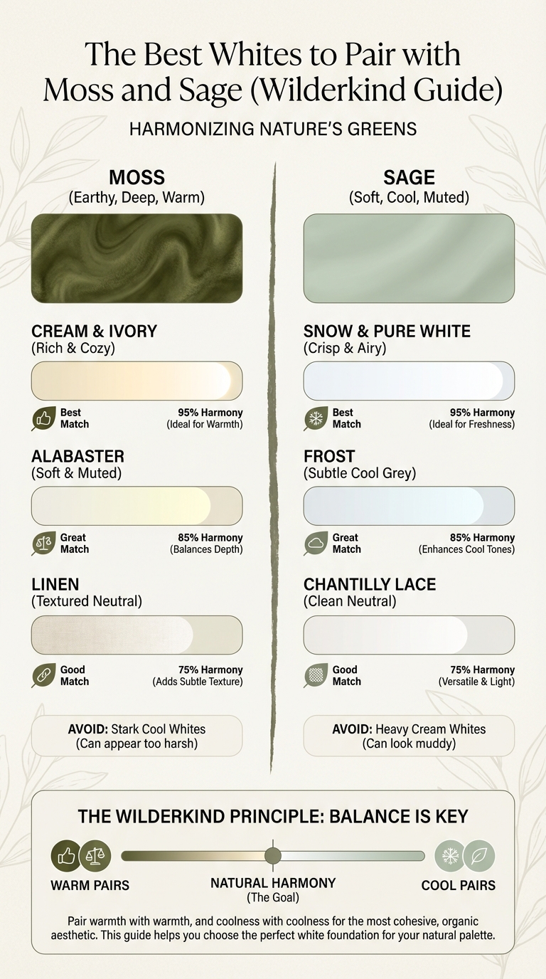The Best Whites to Pair with Moss and Sage (Wilderkind Guide) - photo 3