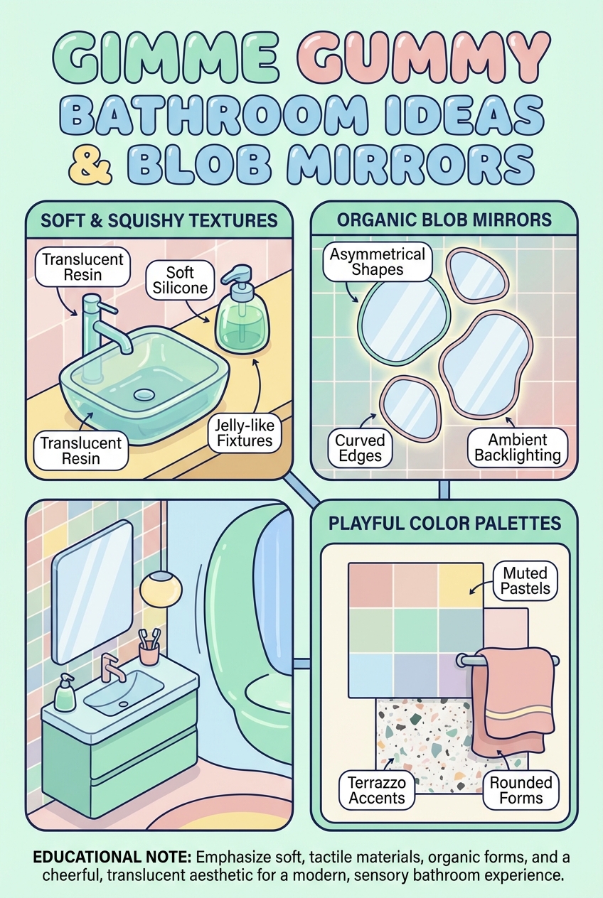 Gimme Gummy Bathroom Ideas with Blob Mirrors - photo 4