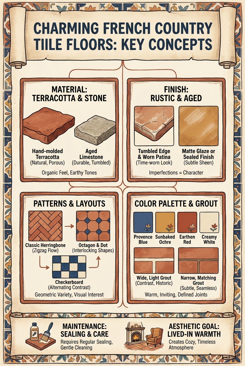 Charming French Country Tile Floors for Homes - photo 4