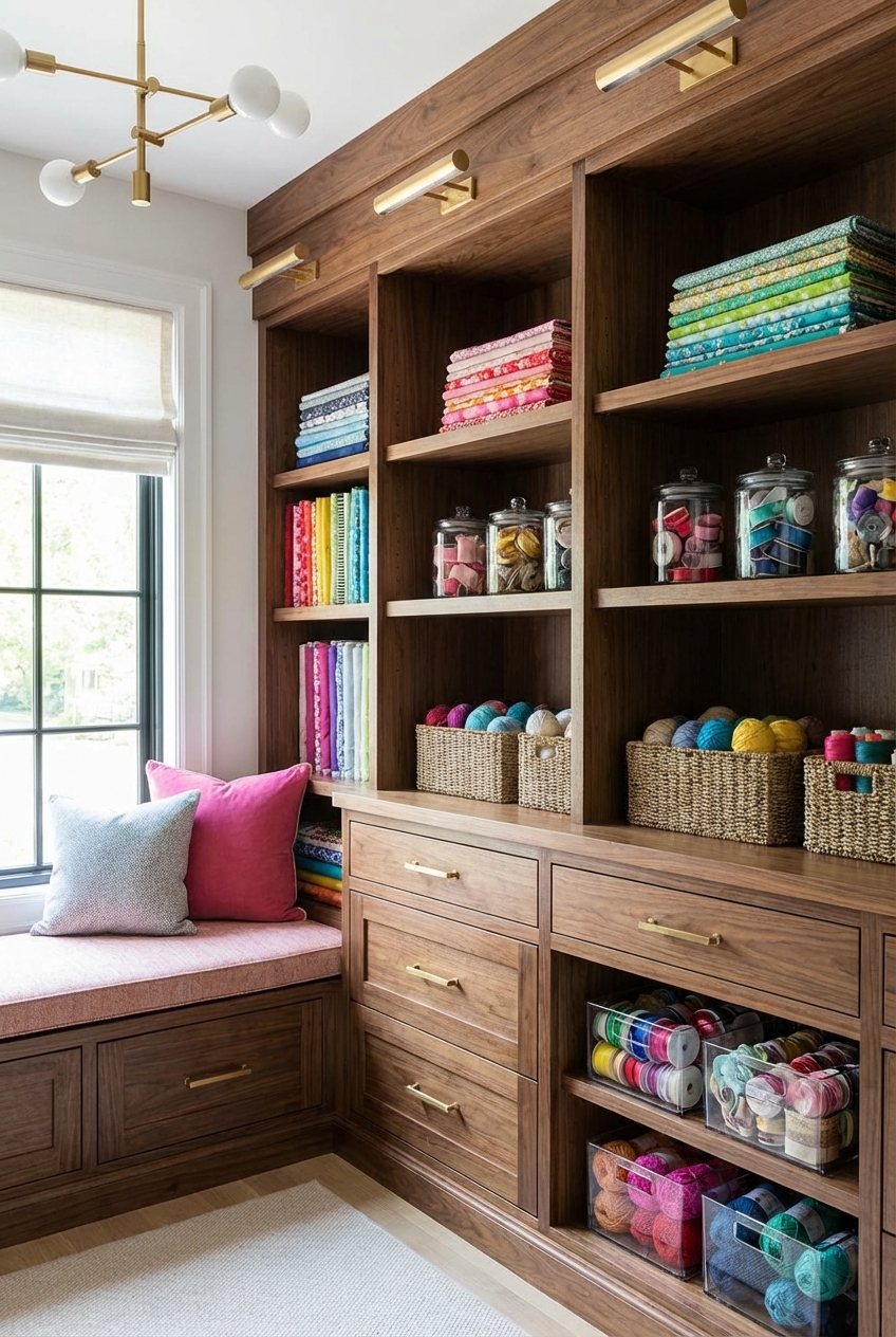 How to Create a Craft Closet That Looks Like a Boutique