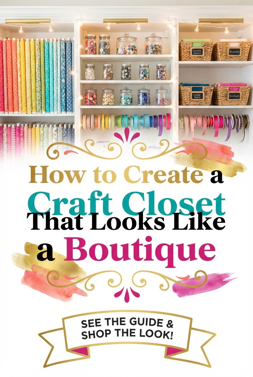 How to Create a Craft Closet That Looks Like a Boutique - photo 2
