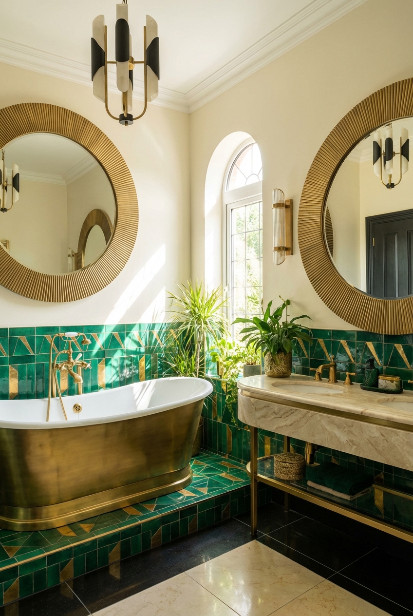 Neo Deco Bathroom Ideas: Modern Glam Without the Fuss