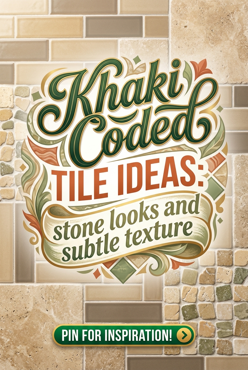 Khaki Coded Tile Ideas: stone looks and subtle texture - photo 2