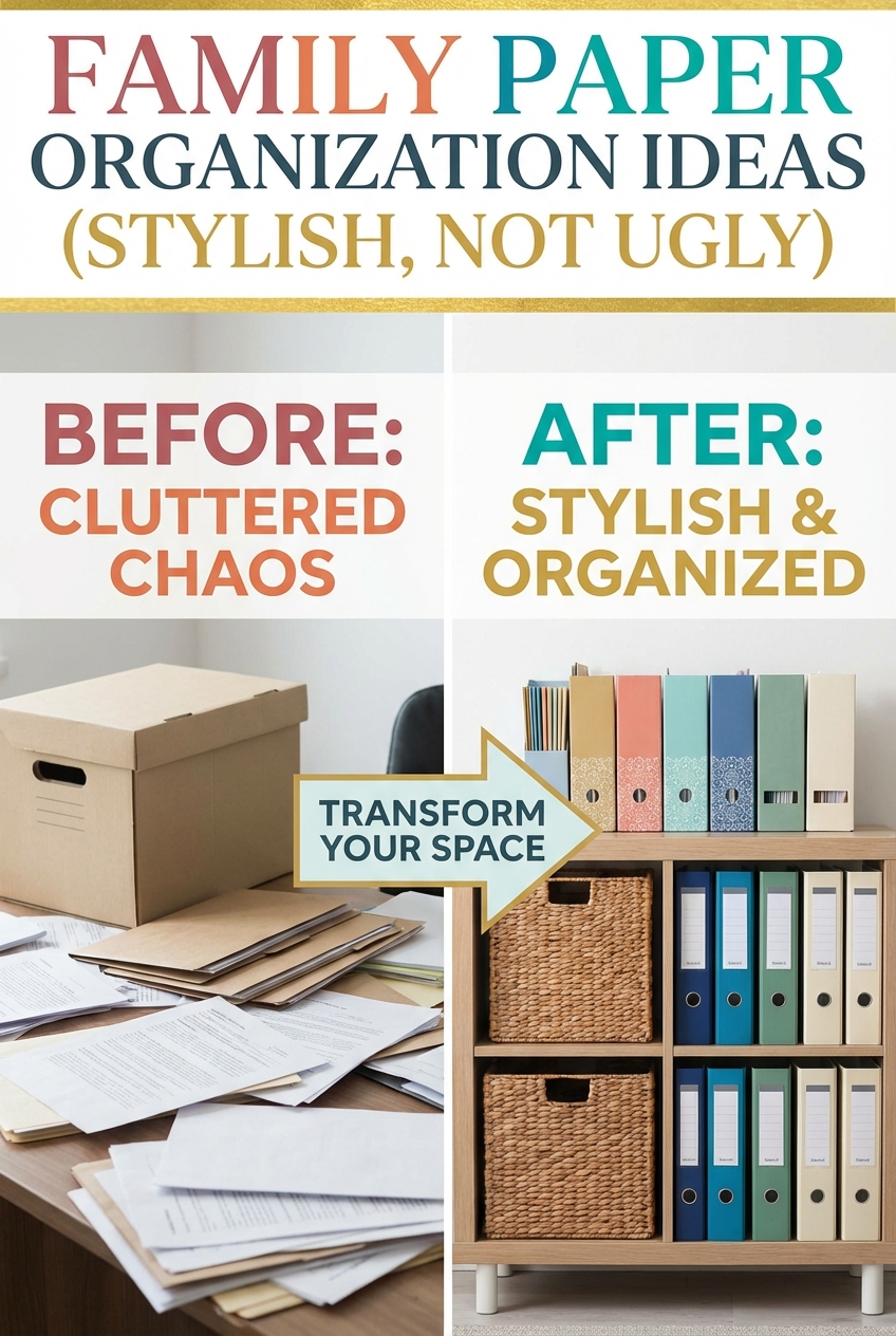Family Paper Organization Ideas (Stylish, Not Ugly) - photo 5