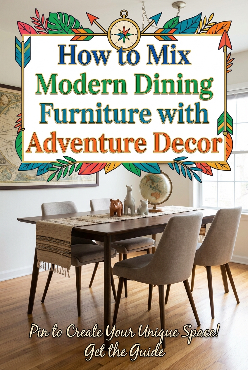 How to Mix Modern Dining Furniture with Adventure Decor - photo 2