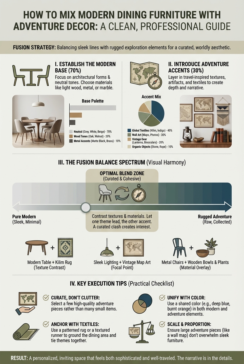 How to Mix Modern Dining Furniture with Adventure Decor - photo 3