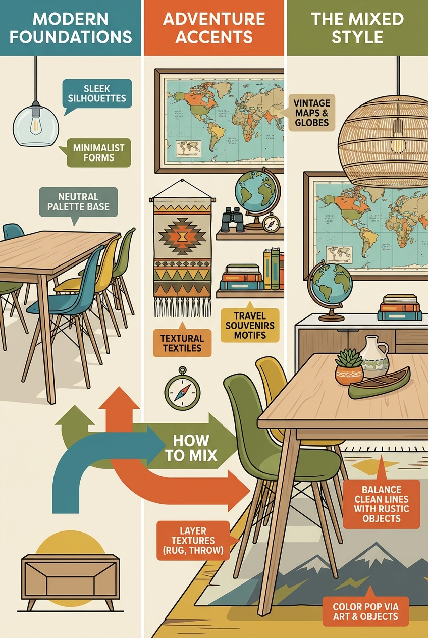 How to Mix Modern Dining Furniture with Adventure Decor - photo 4