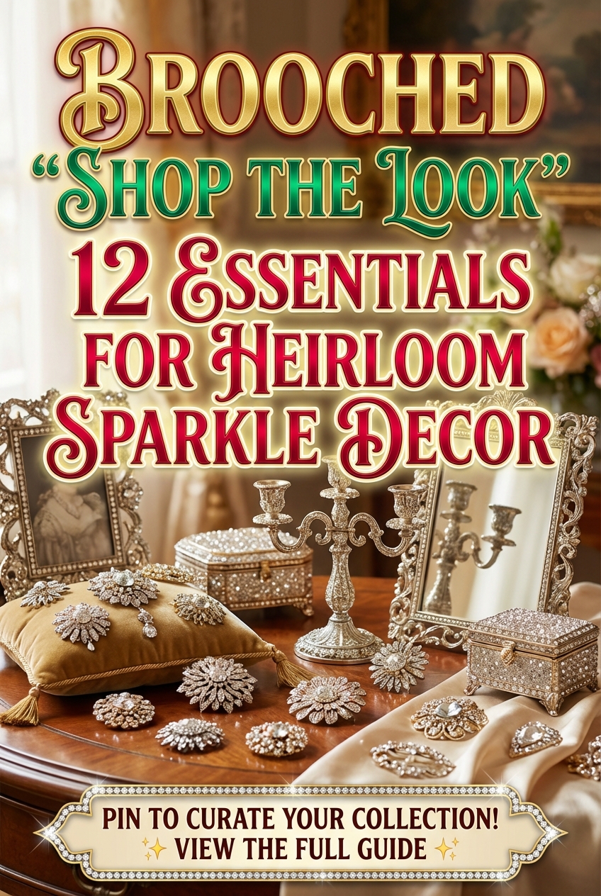 Brooched “Shop the Look”: 12 Essentials for Heirloom Sparkle Decor - photo 2