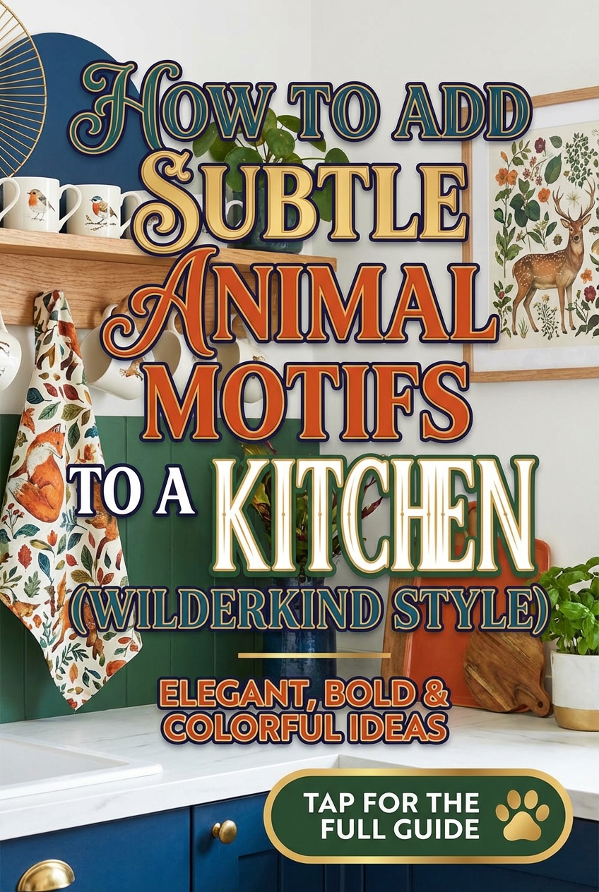 How to Add Subtle Animal Motifs to a Kitchen (Wilderkind Style) - photo 2