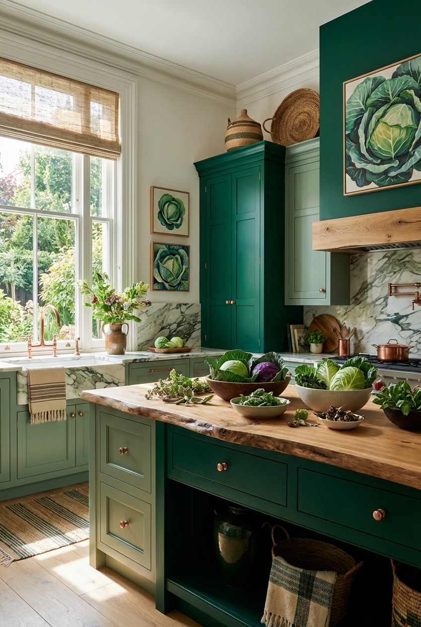 Cabbage Crush Kitchen Ideas: The Freshest Green Kitchens for 2026