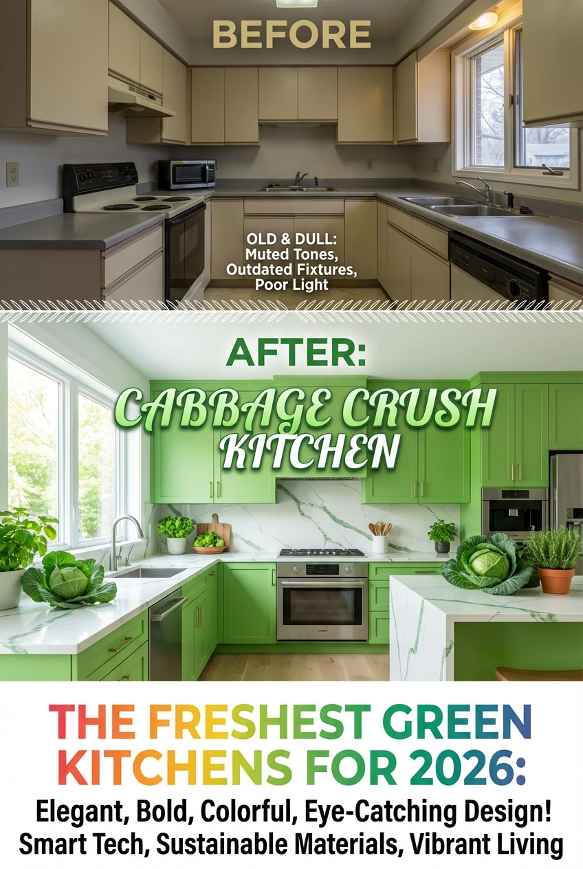 Cabbage Crush Kitchen Ideas: The Freshest Green Kitchens for 2026 - photo 5