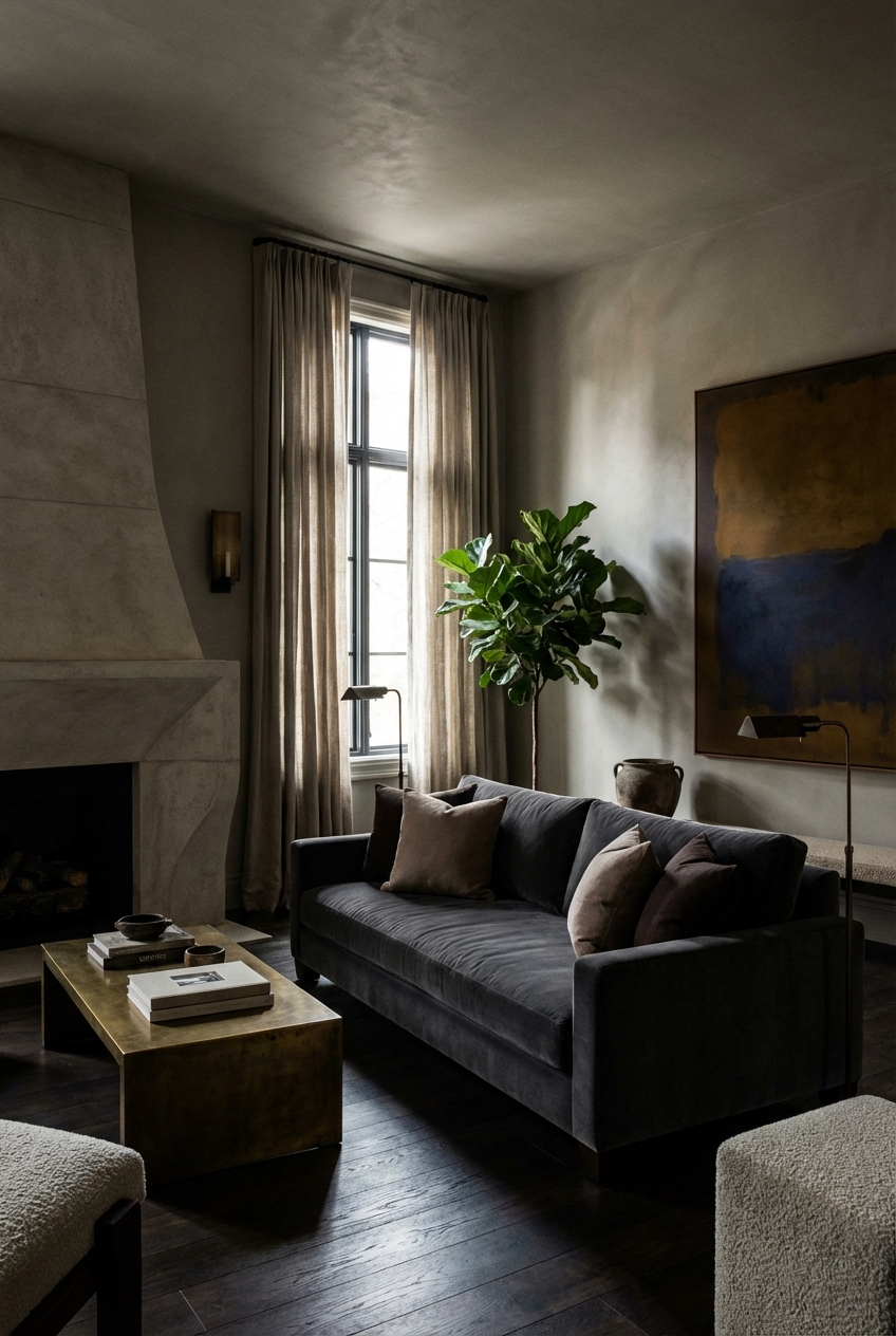 How to Make a Neutral Room Look Moody and Expensive