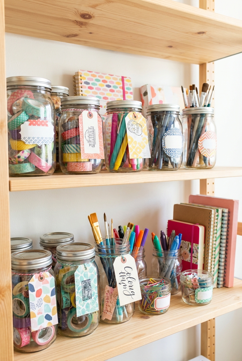 DIY Label Ideas for a Cute Stationery Pantry