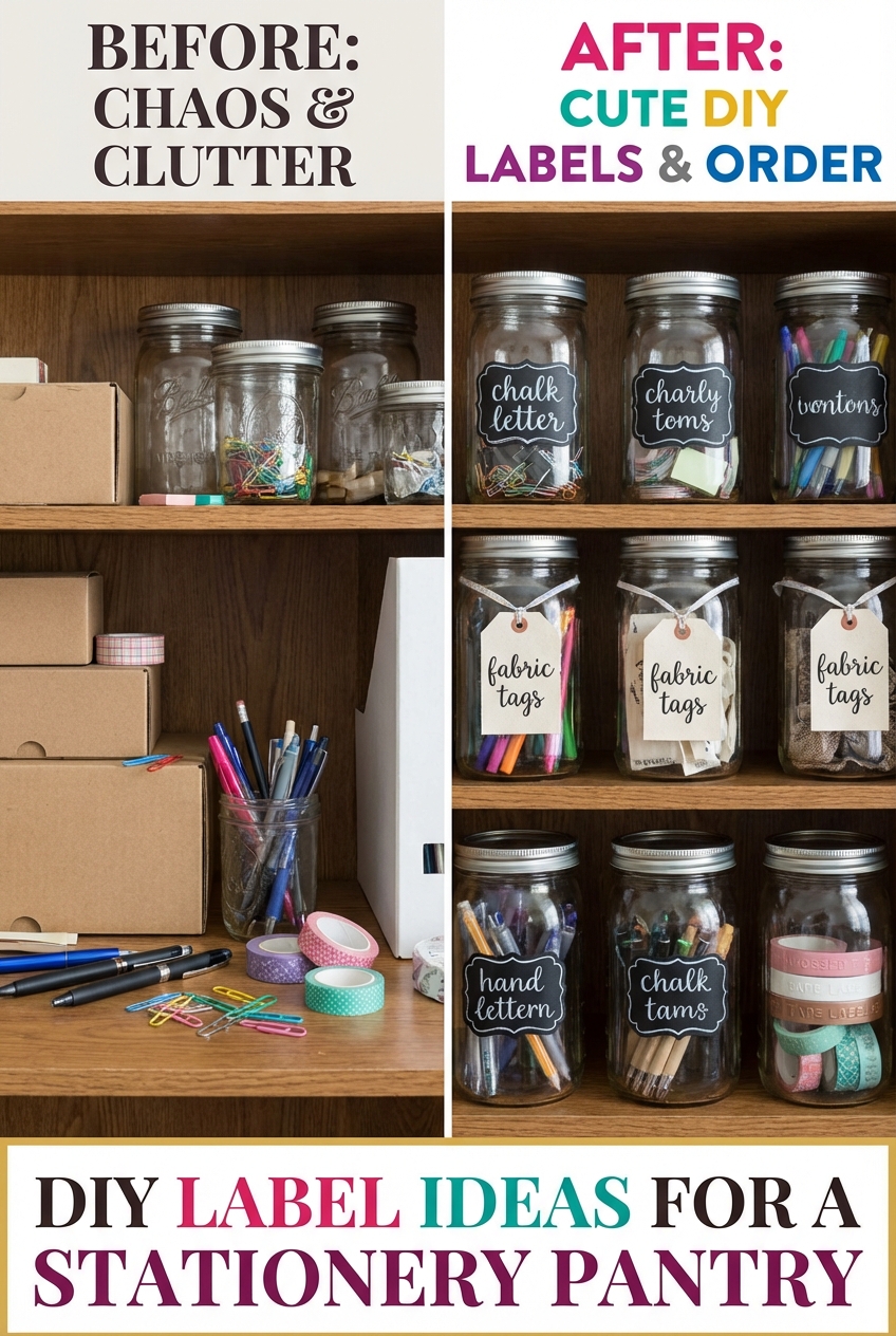 DIY Label Ideas for a Cute Stationery Pantry - photo 5