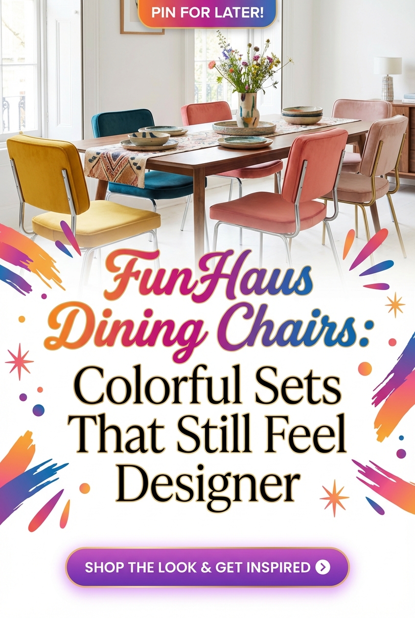 FunHaus Dining Chairs: Colorful Sets That Still Feel Designer - photo 2