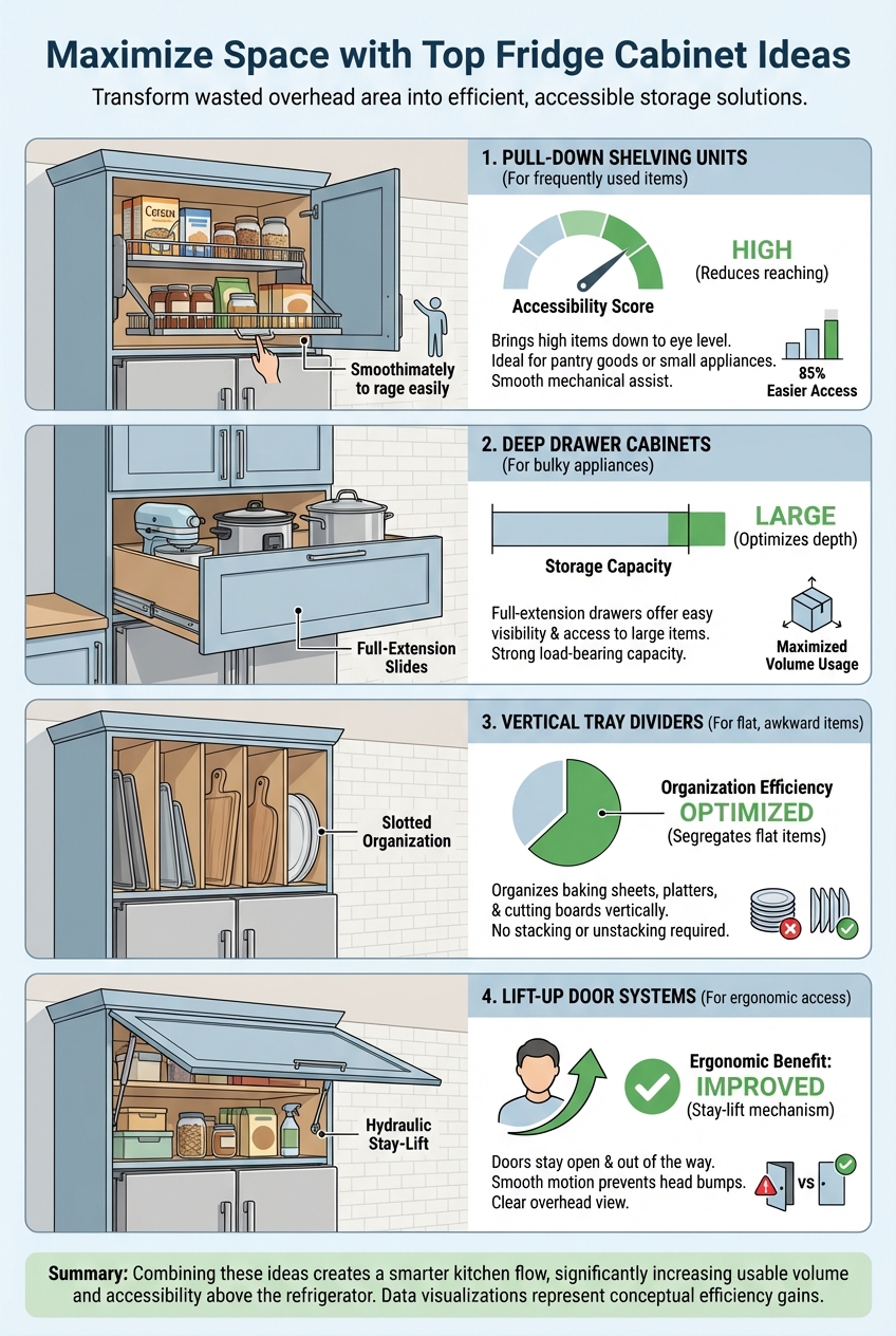 Maximize Space with Top Fridge Cabinet Ideas - photo 3