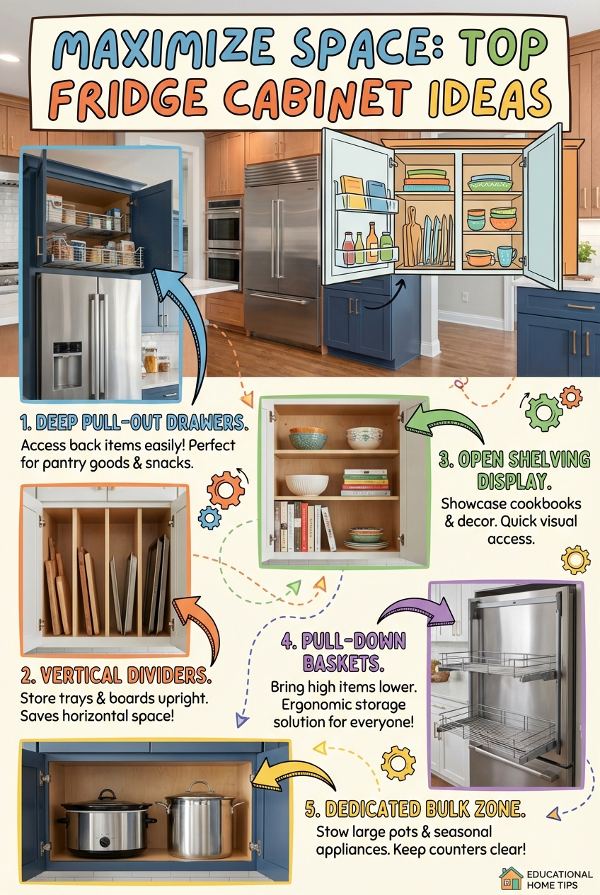 Maximize Space with Top Fridge Cabinet Ideas - photo 4