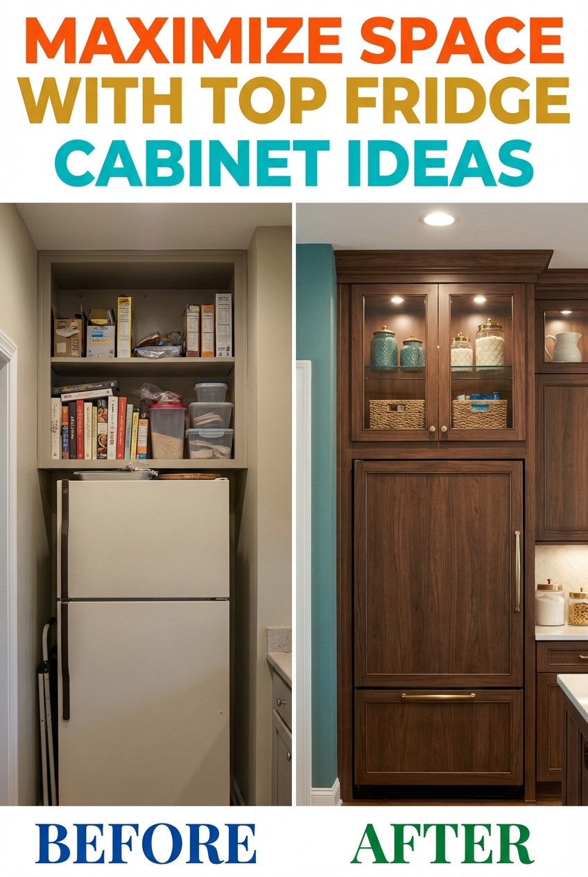 Maximize Space with Top Fridge Cabinet Ideas - photo 5