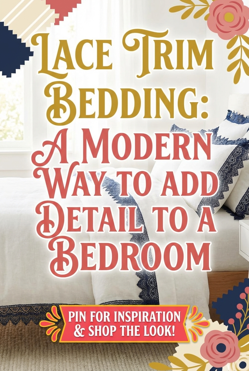 Lace Trim Bedding: A Modern Way to Add Detail to a Bedroom - photo 2