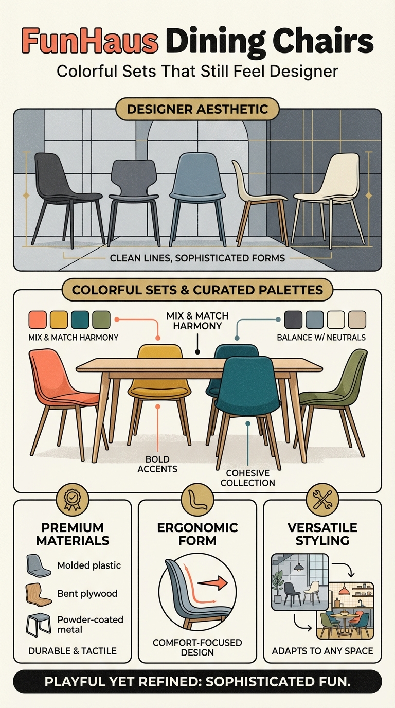 FunHaus Dining Chairs: Colorful Sets That Still Feel Designer - photo 4