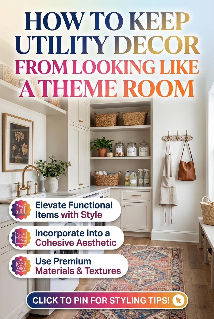How to Keep Utility Decor from Looking Like a Theme Room - photo 2
