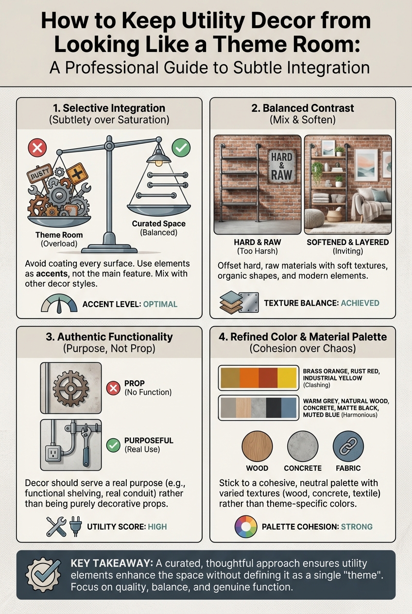 How to Keep Utility Decor from Looking Like a Theme Room - photo 3
